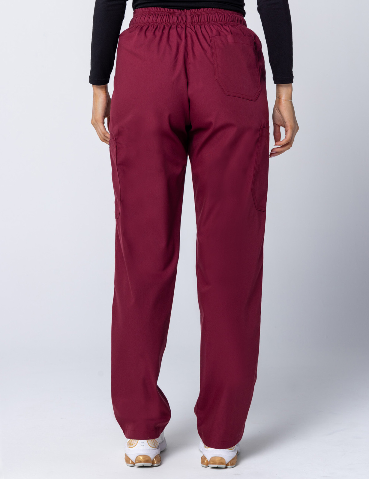 Women's Cargo Performance Pants - Burgundy - 4X large - 2