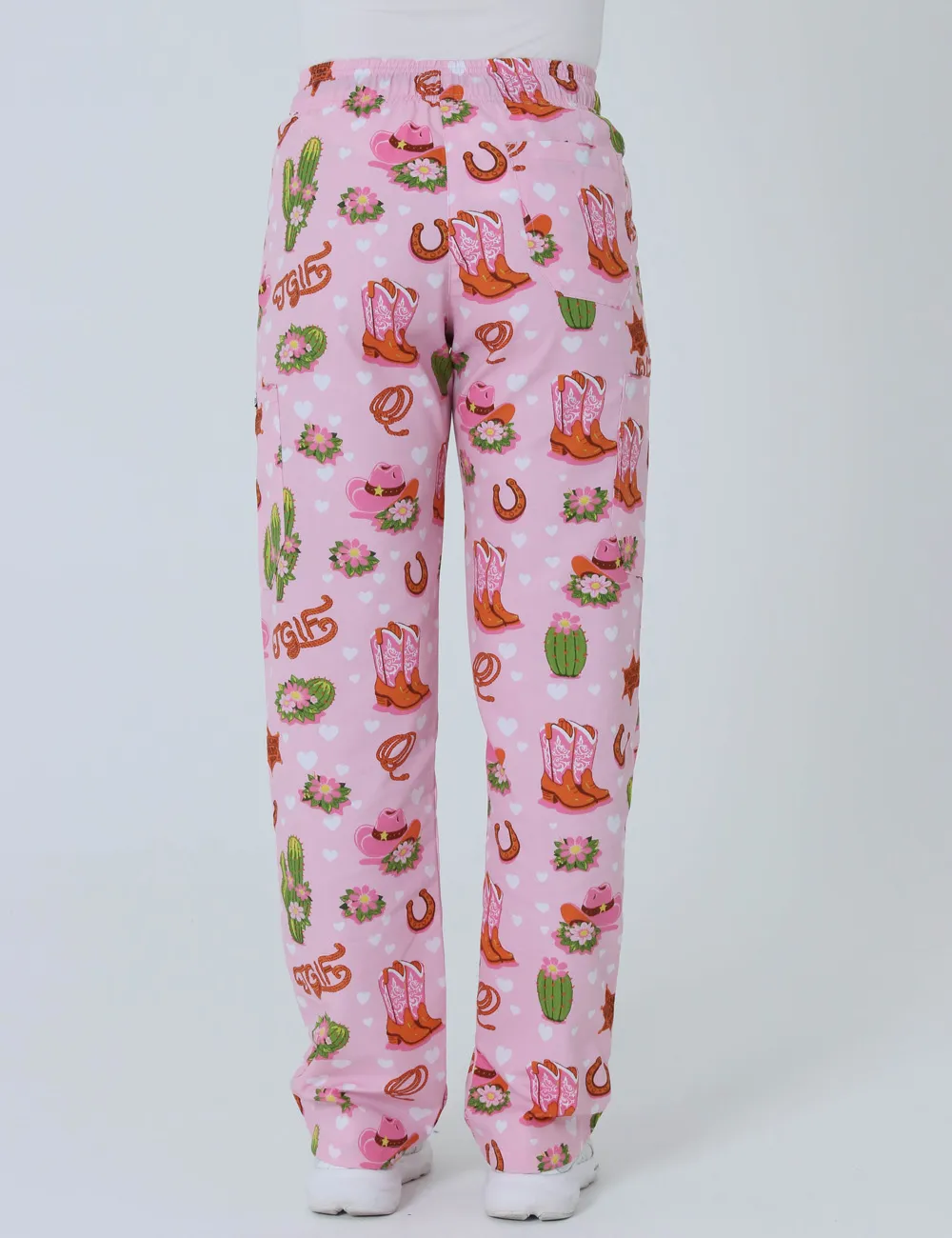 TGIF Boot Scootin' Friyay Cargo Performance Scrub Pants - XXS - 2