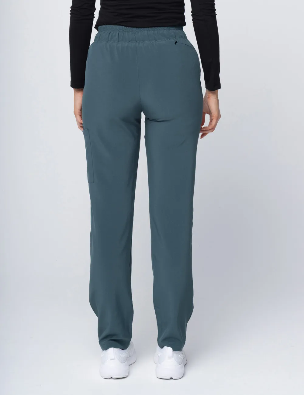 Anon Women's Scrub Pants (Whisper Collection) Poly/Spandex - Forest Green - 3X Large - 2
