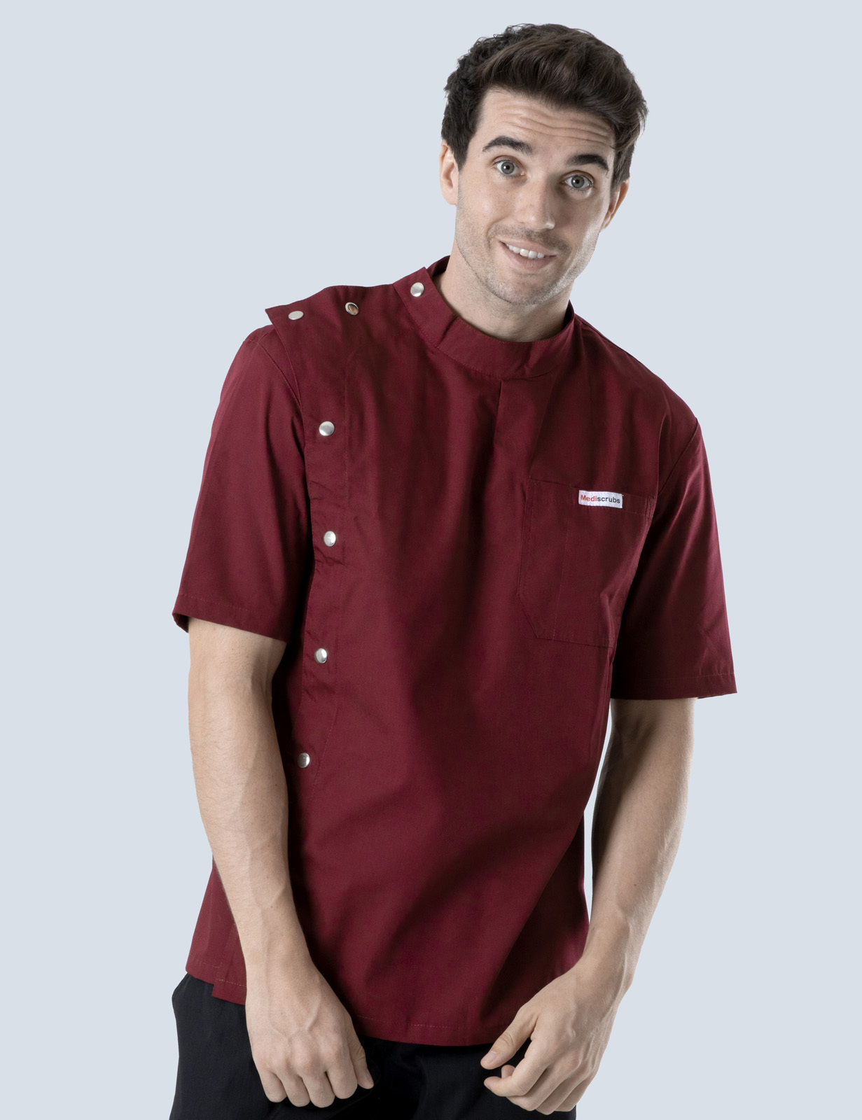 Dental Coat - Burgundy - 5X Large - 3