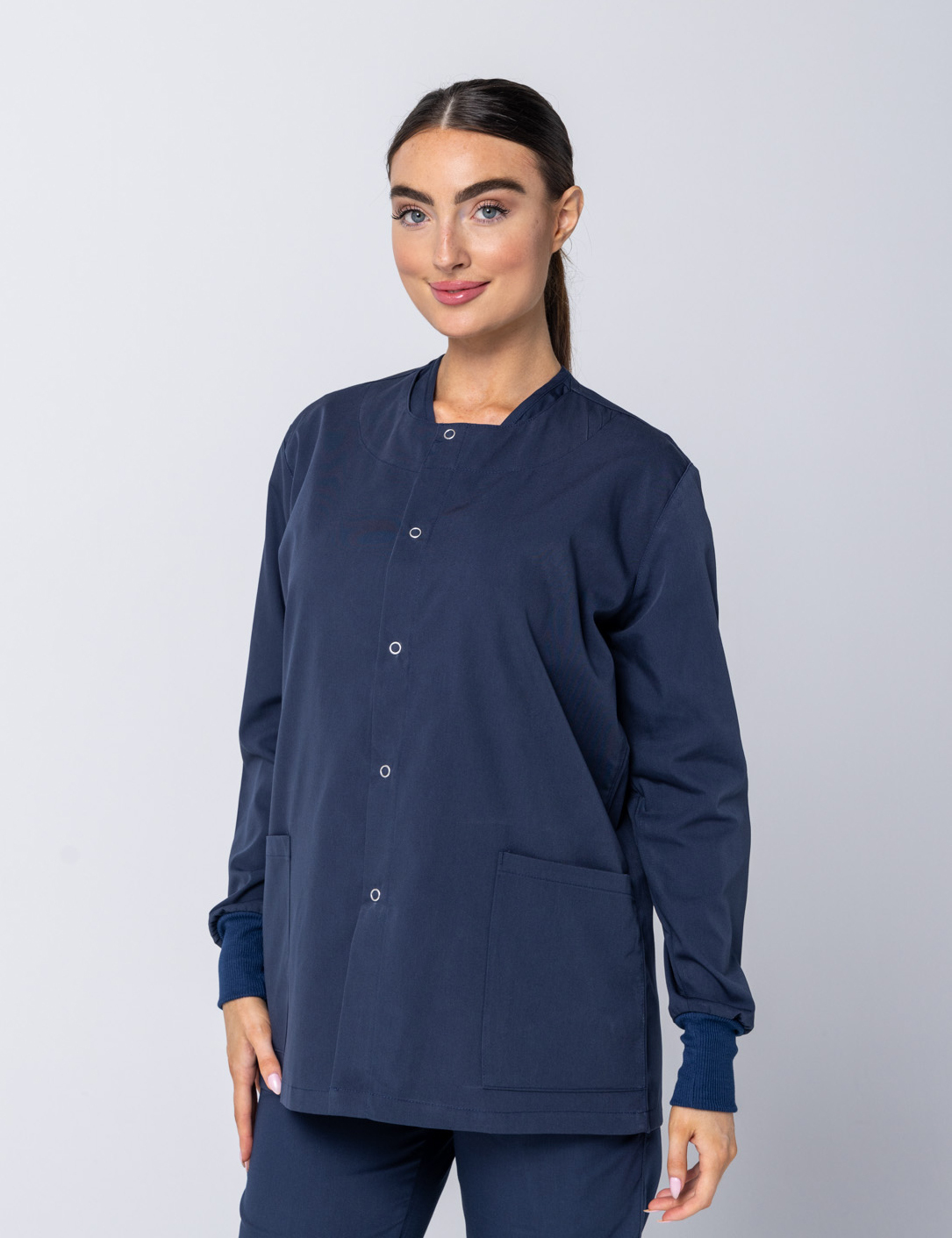 Women's Scrub Jacket - Navy - X Large - 3