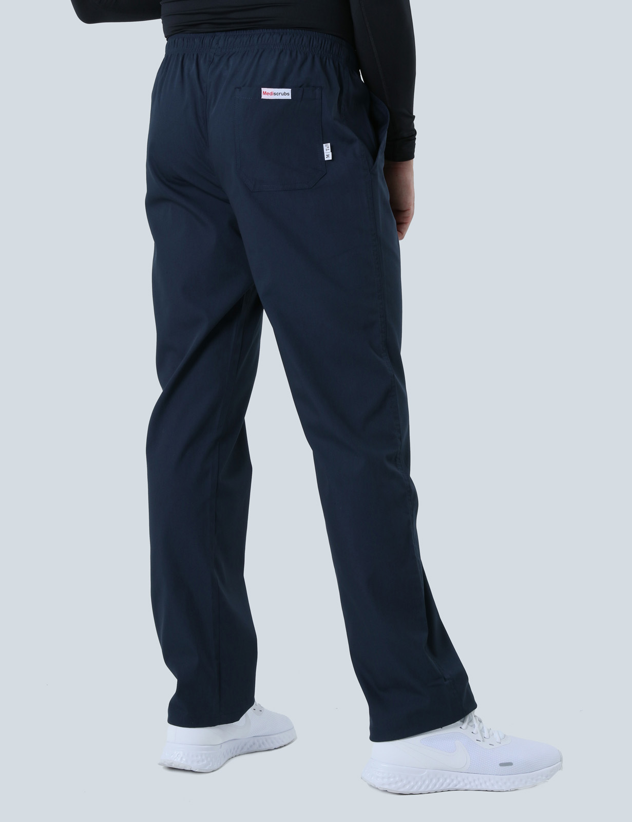 Men's Regular Cut Pants - Navy - Large - Tall - 3
