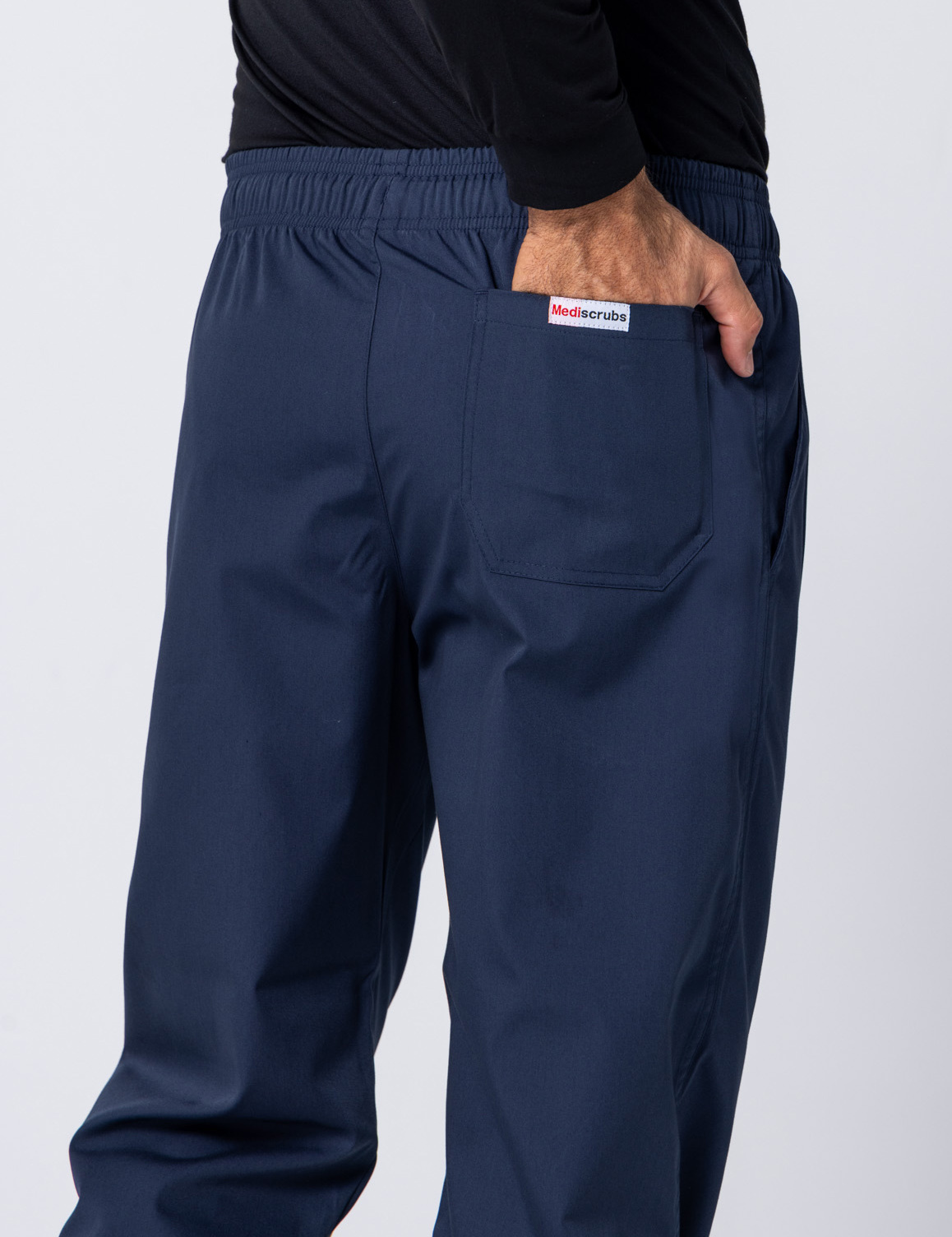 Men's Regular Cut Pants - Navy - 4X large - 3