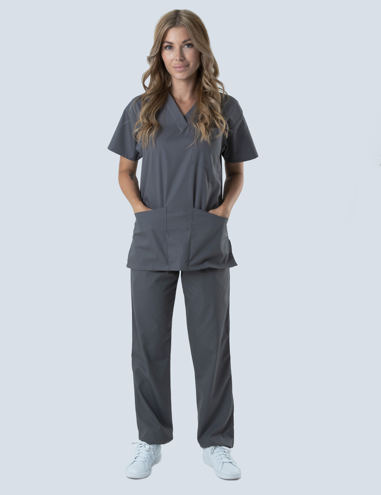 Regular Cut Pants Tall - Steel Grey - 5x Large - 3