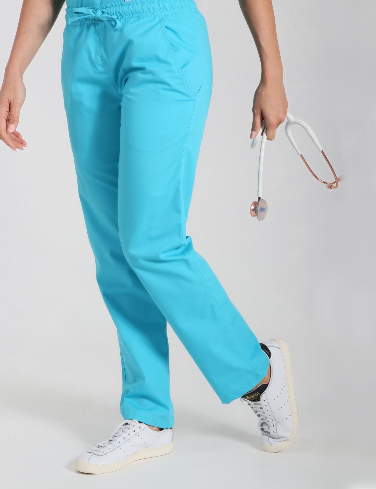 Regular Cut Pants Tall - Aqua - 5x Large - 3