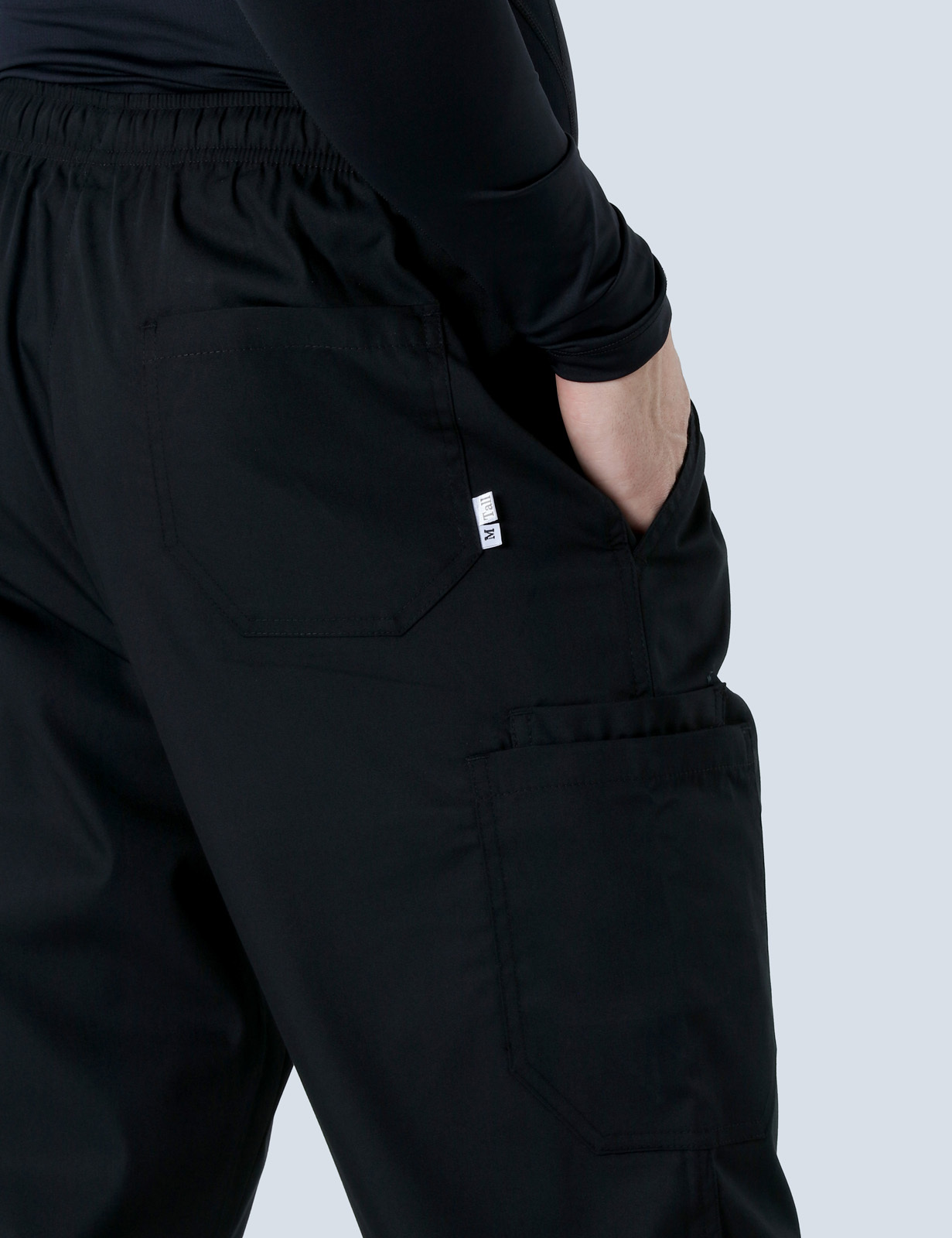 Men's Cargo Performance Pants - Black - 3X Large - 3