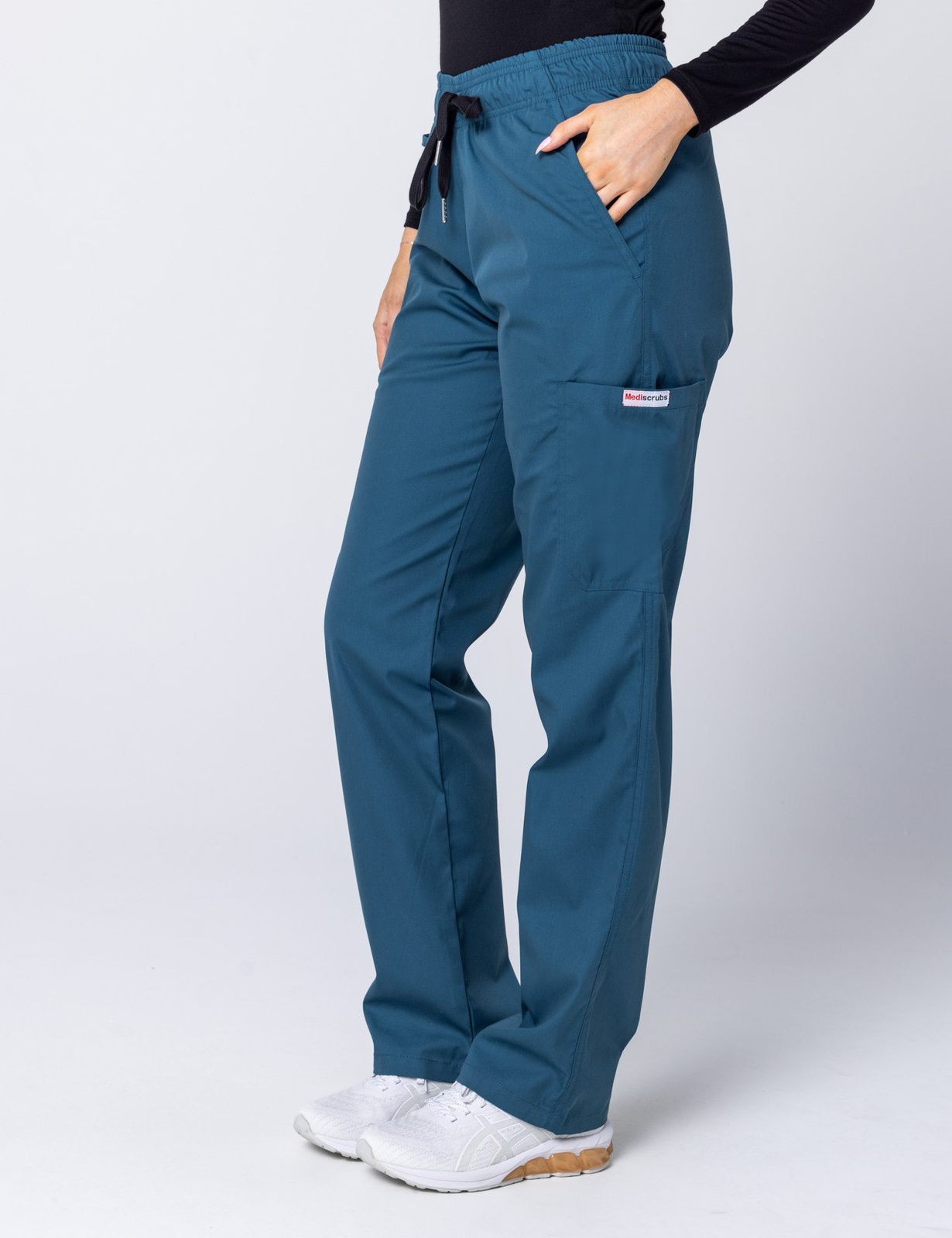 Women's Cargo Performance Pants - Caribbean - Large - 3