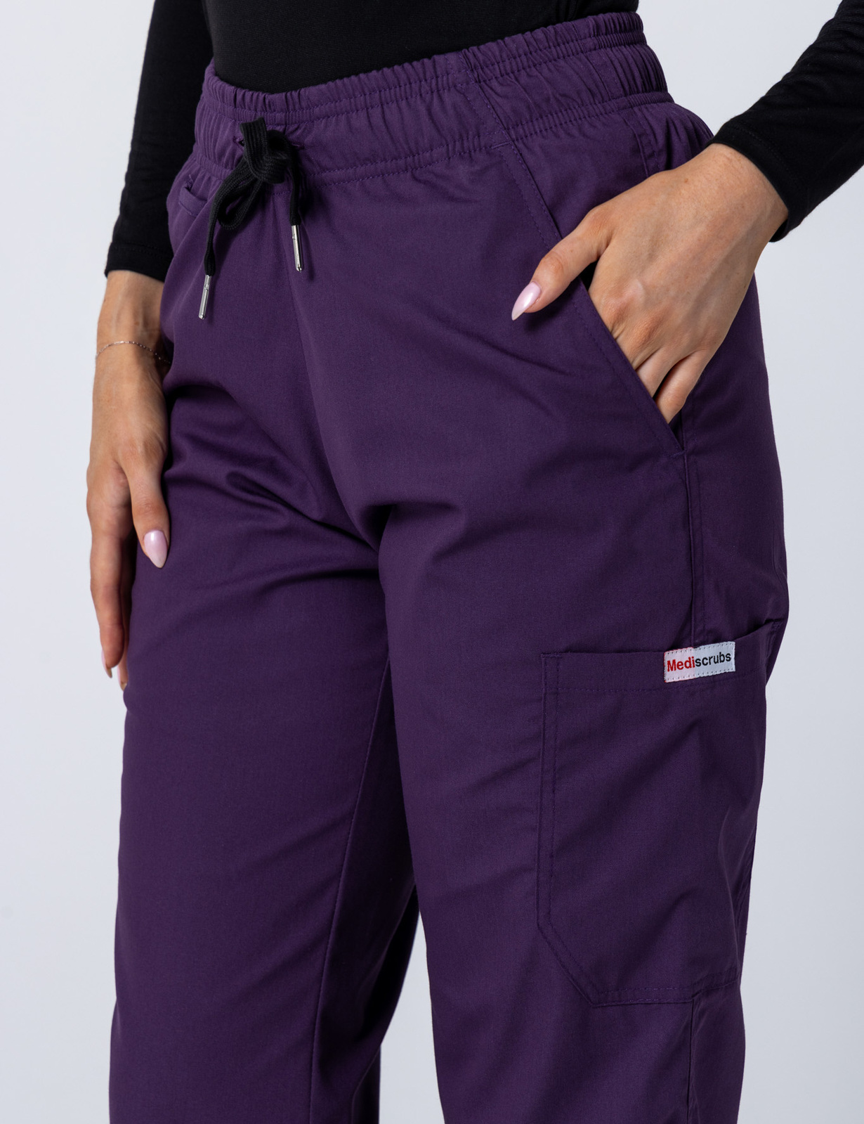 Women's Cargo Performance Pants - Aubergine - 4X large - 3