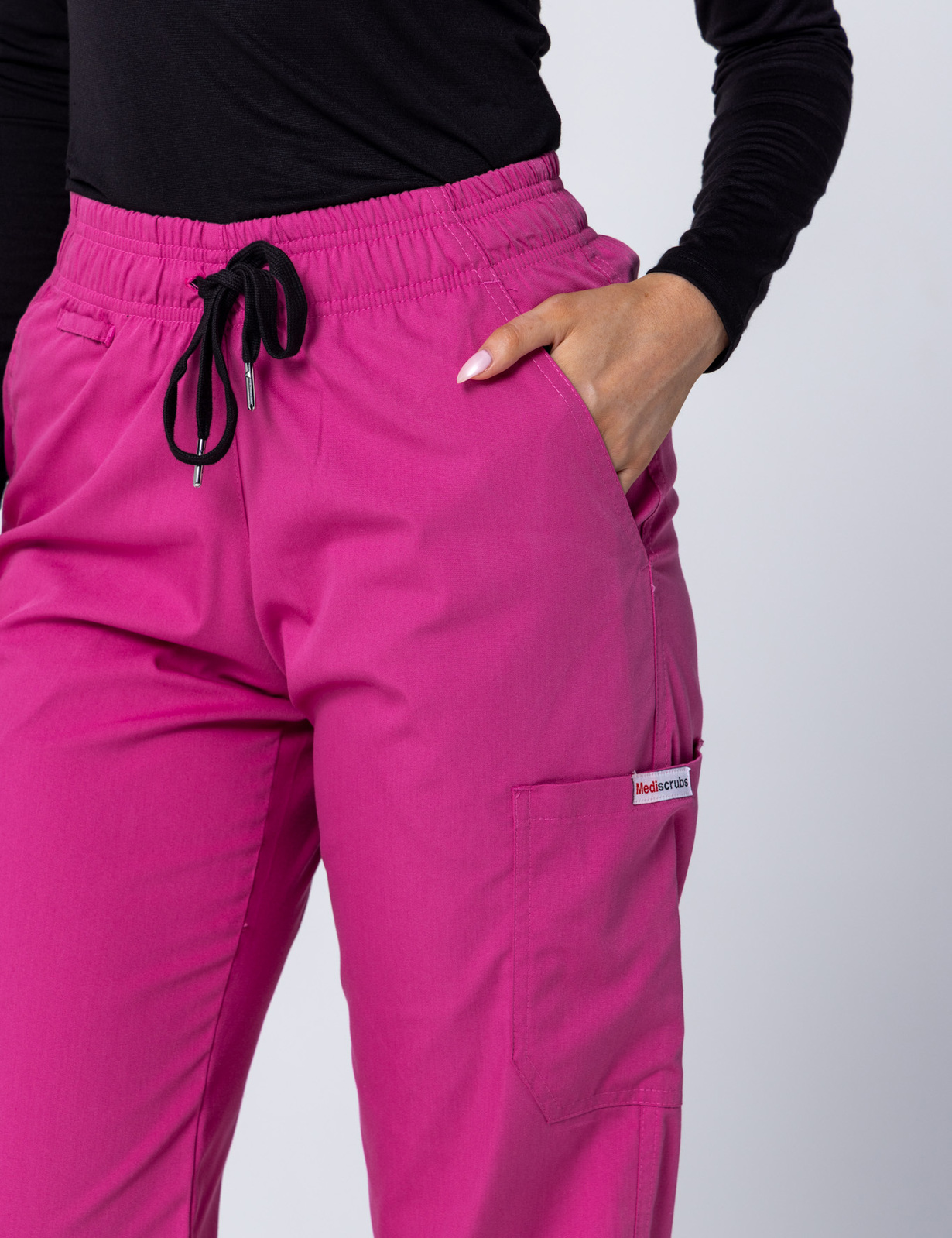 Women's Cargo Performance Pants - Pink - Large - 3