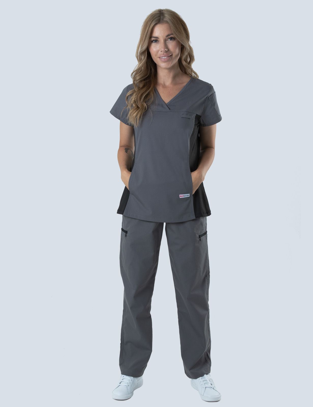 Women's Utility Pants - Steel Grey - 4X large - Tall - 3