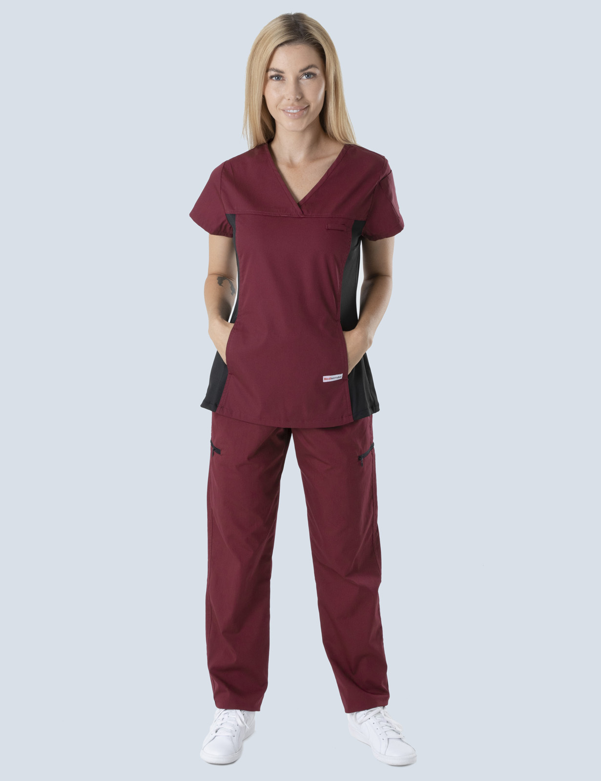 Women's Utility Pants - Burgundy - 3X Large - 3