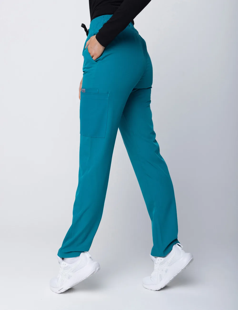 Anon Women's Scrub Pants (Whisper Collection) - Emerald Tide - XXS - 3