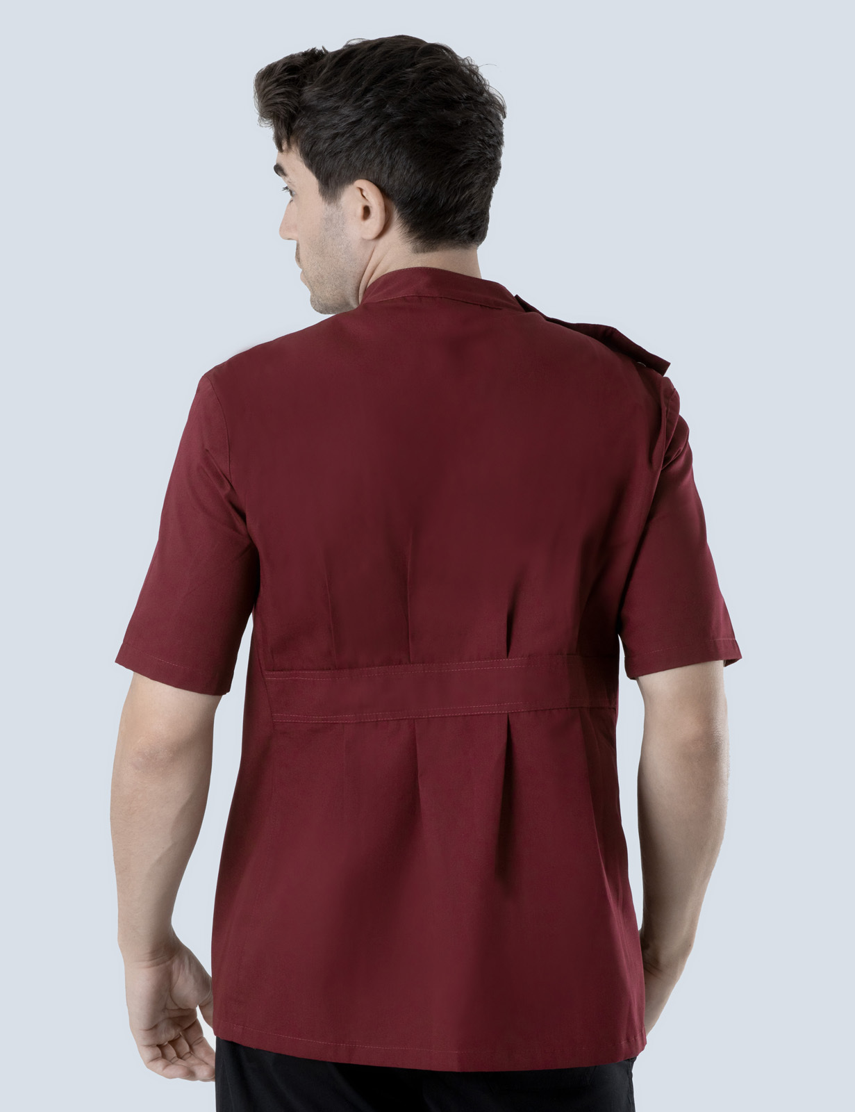 Dental Coat - Burgundy - 5X Large - 4
