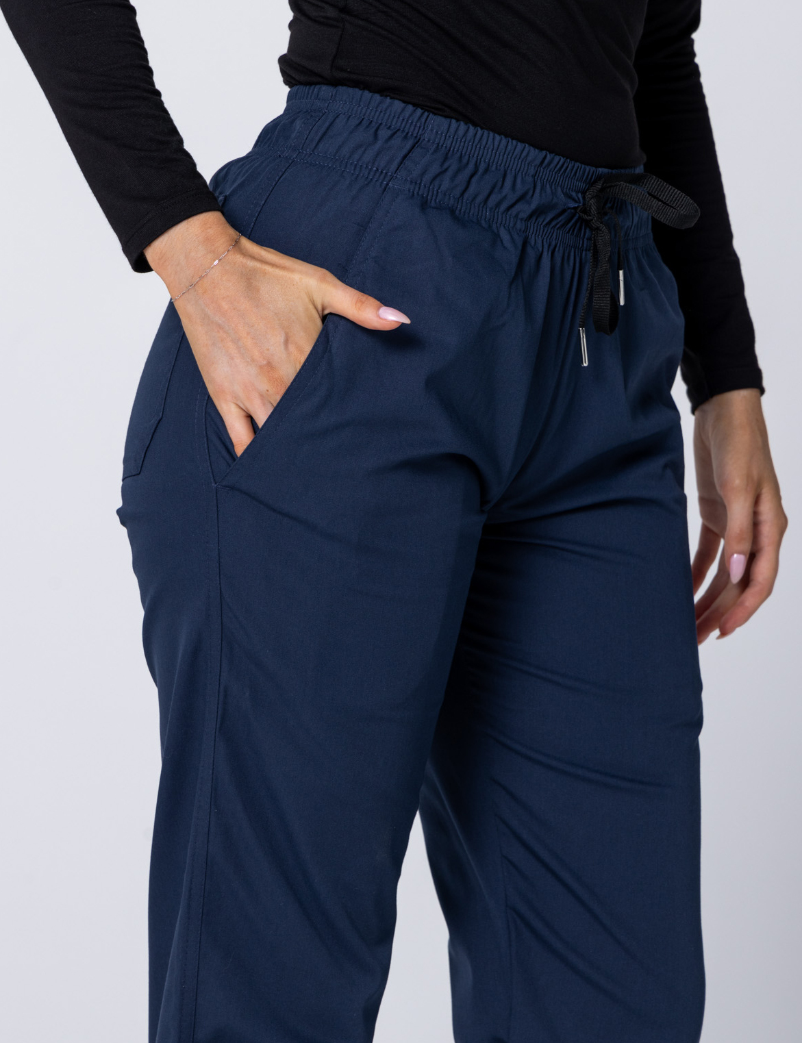 Women's Regular Cut Pants - Navy - 3X Large - 4