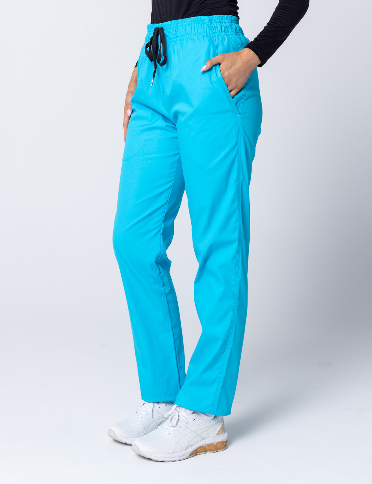 Women's Regular Cut Pants - Aqua - 3X Large - 4