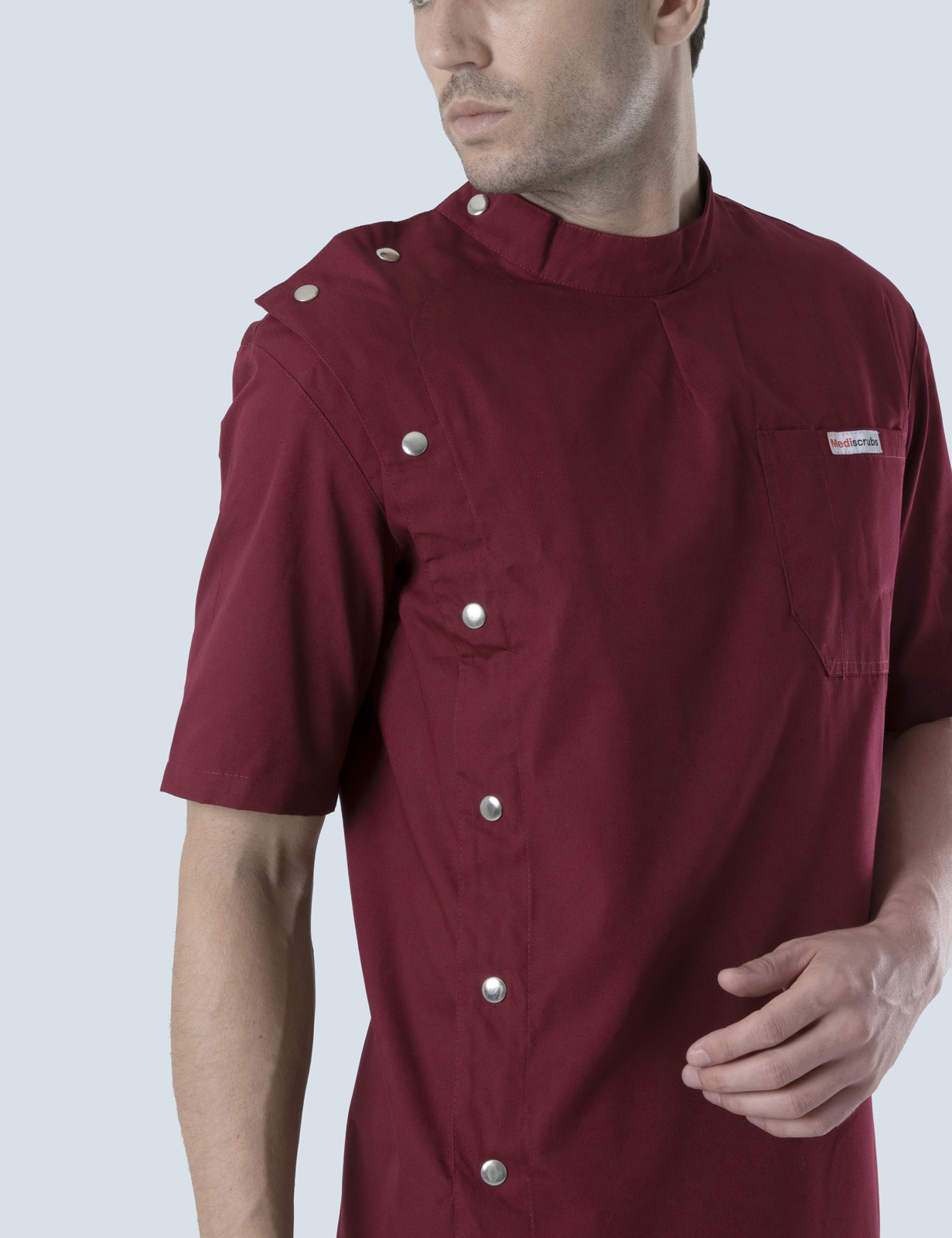 Dental Coat - Burgundy - 5X Large - 5