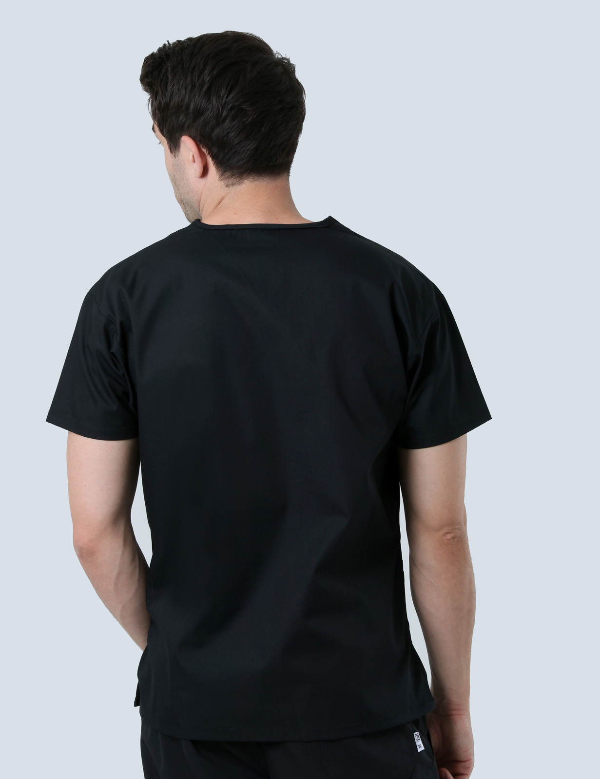 4 Pocket Scrub Top - Black - 5X Large - 6