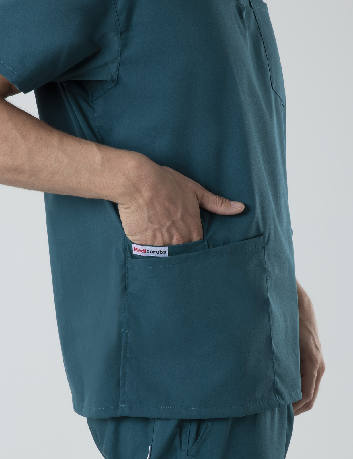 4 Pocket Scrub Top - Caribbean - 5X Large - 6