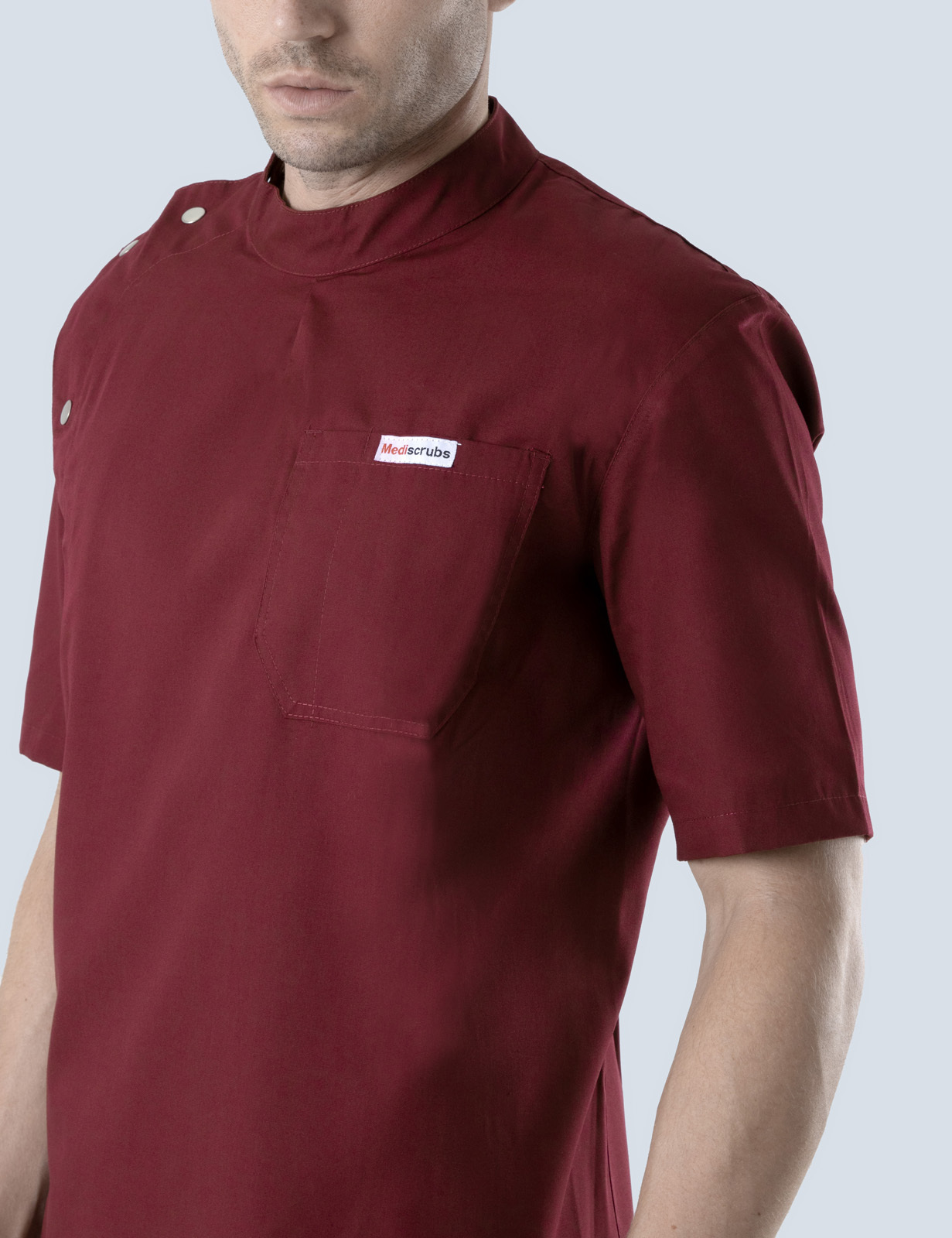 Dental Coat - Burgundy - 5X Large - 6