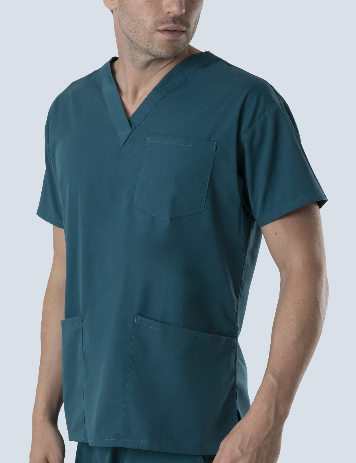 4 Pocket Scrub Top - Caribbean - 5X Large - 7