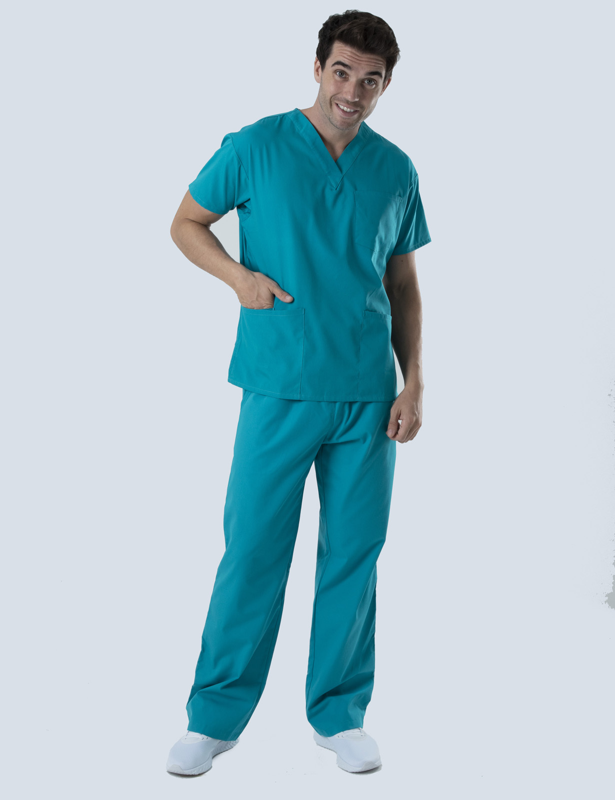 Regular Cut Pants Tall - Teal - 5x Large - 8