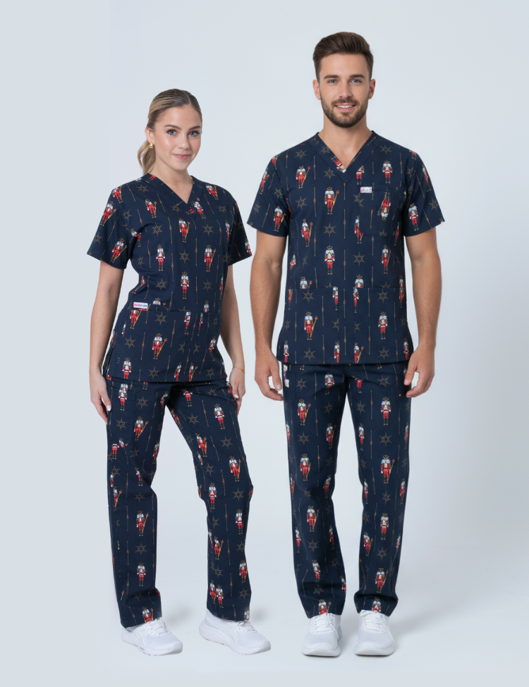 The Nutcracker Royale Classic Scrub Top