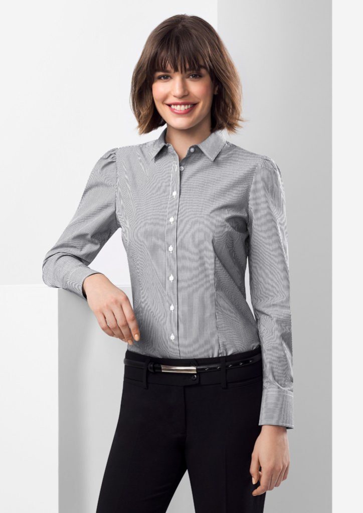 Ladies Euro Long Sleeve Shirt - Mayfield Aged Care - Administration