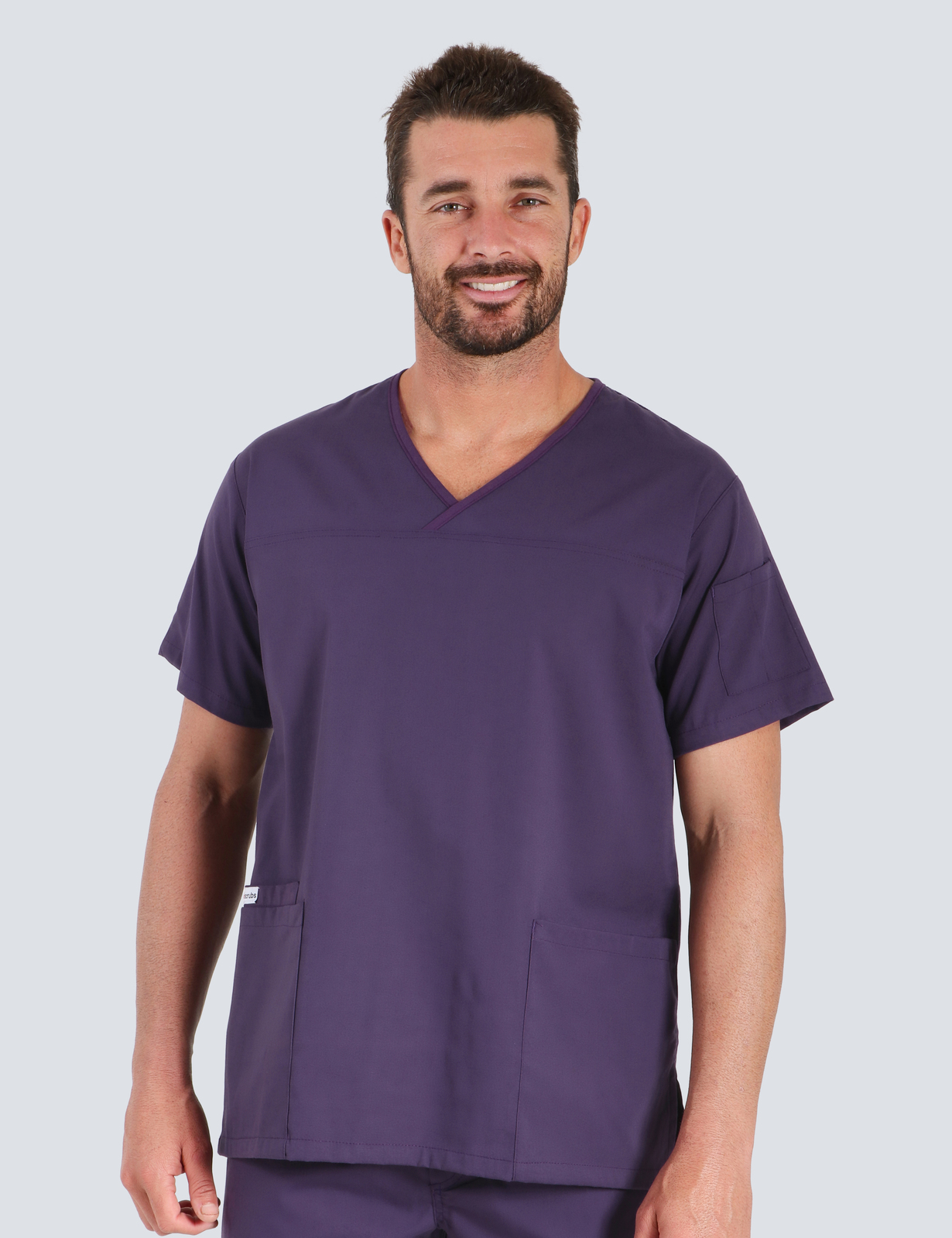 Men's Fit Scrub Top Redand Hospital - Pharmacist (top only)