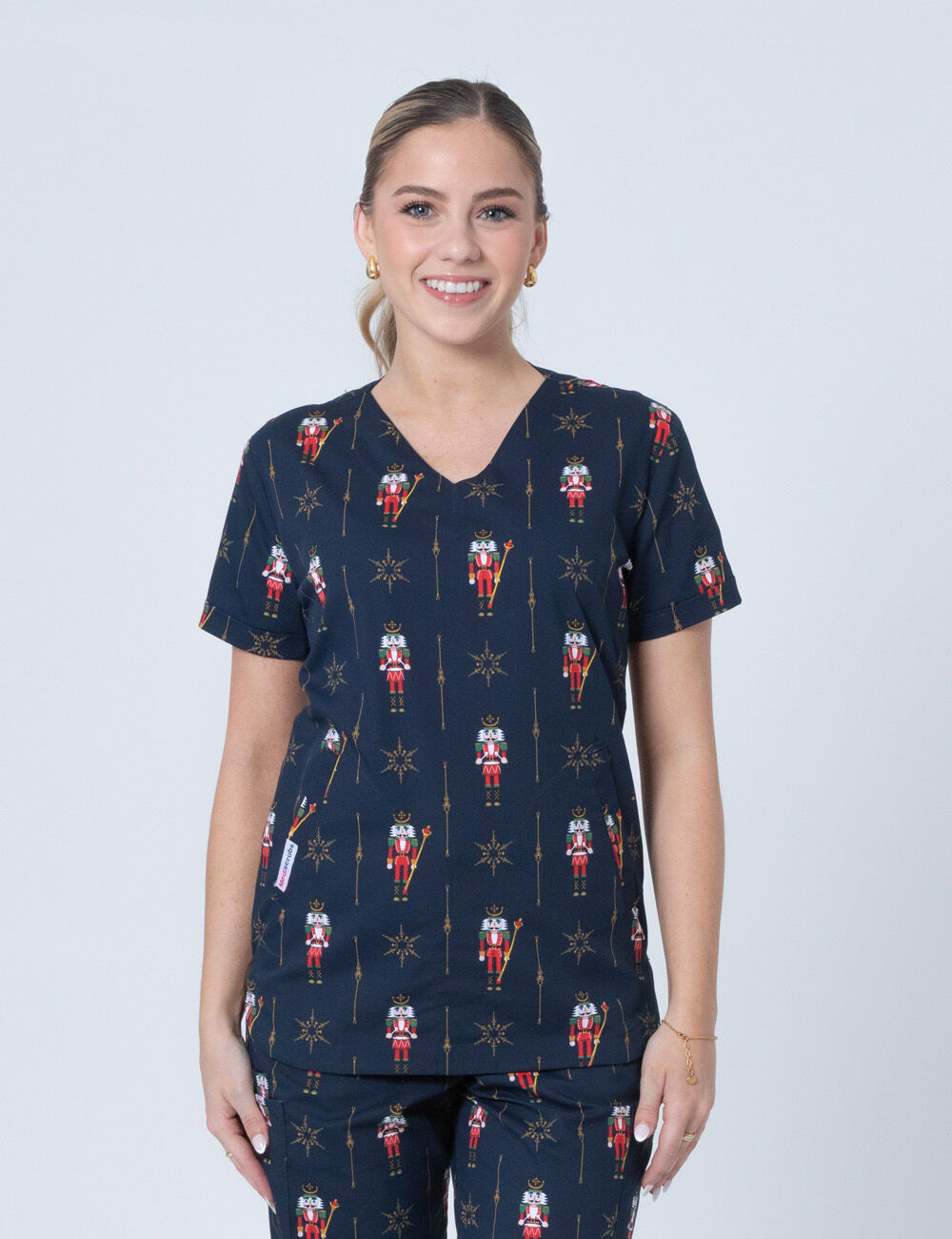 The Nutcracker Royale Women's Luxe Scrub Top