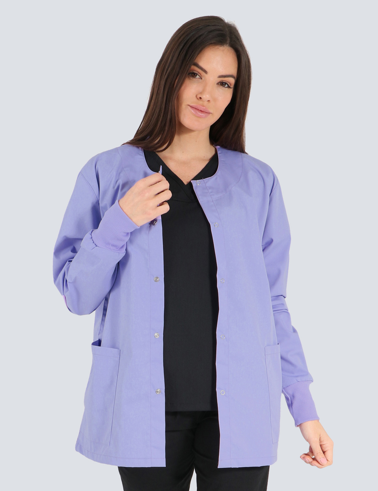 Women's Scrub Jacket - Lilac - 2X Large