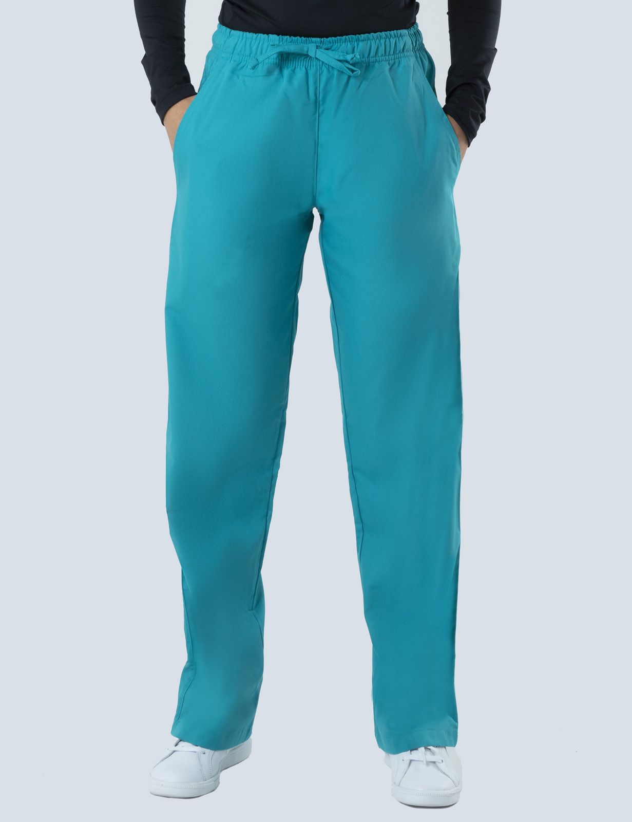 Women's Regular Cut Pants - Teal - 3X Large