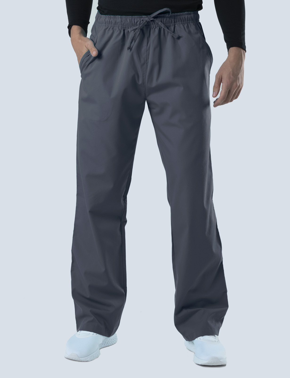 Men's Regular Cut Pants - Steel Grey - 3X Large - Tall