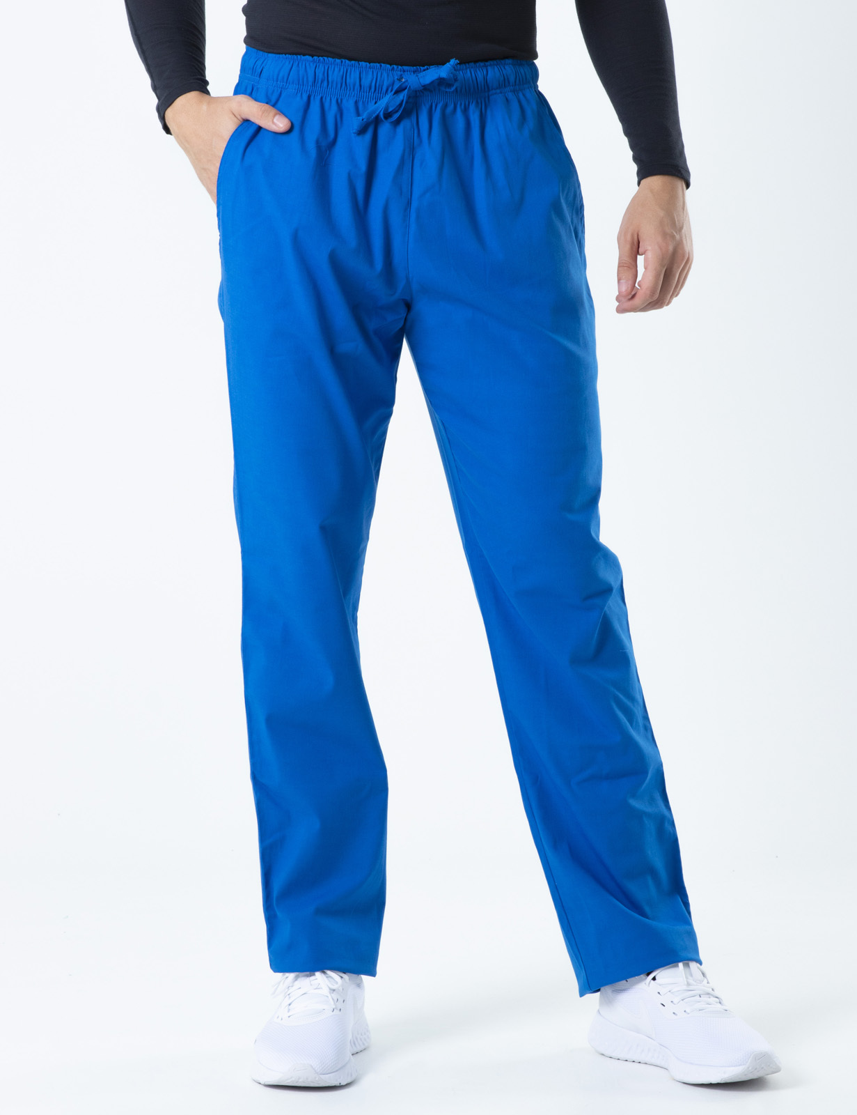 Men's Regular Cut Pants - Royal - Small