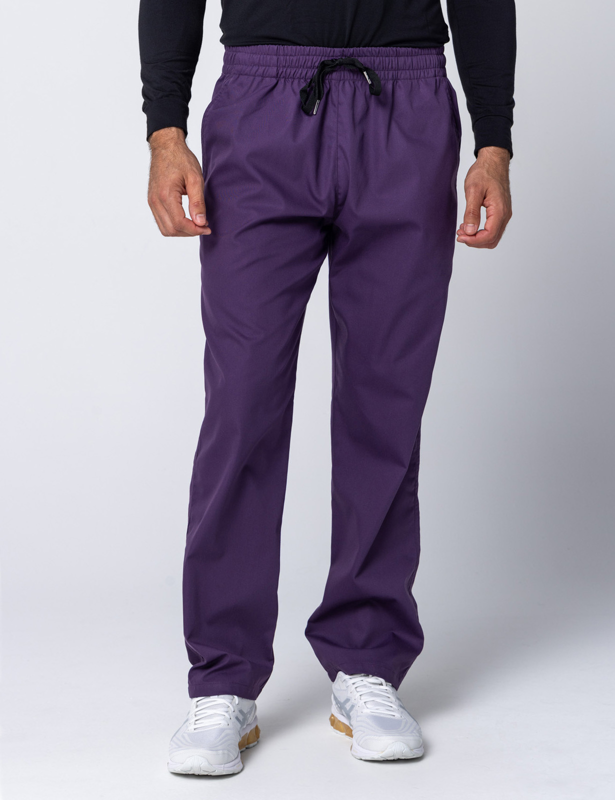 Men's Regular Cut Pants - Aubergine - X Small