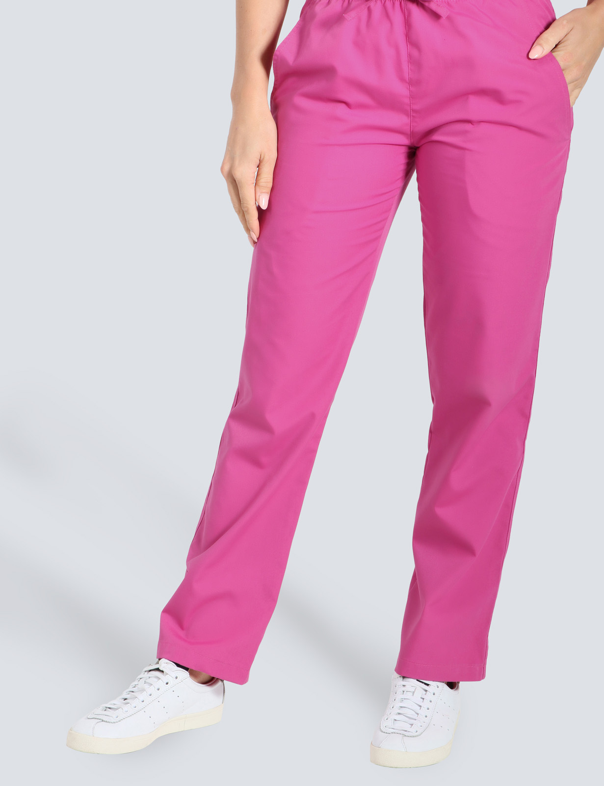 Women's Regular Cut Pants - Pink - Medium - Tall