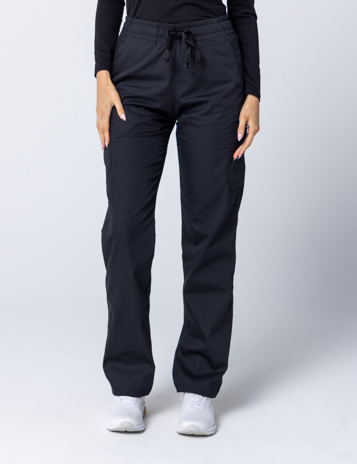 Women's Cargo Performance Pants - Black - 2X Large