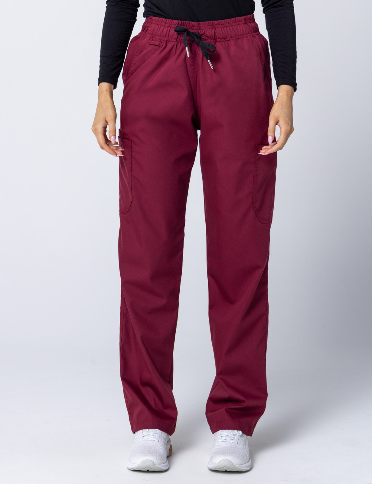 Women's Cargo Performance Pants - Burgundy - 2X Large