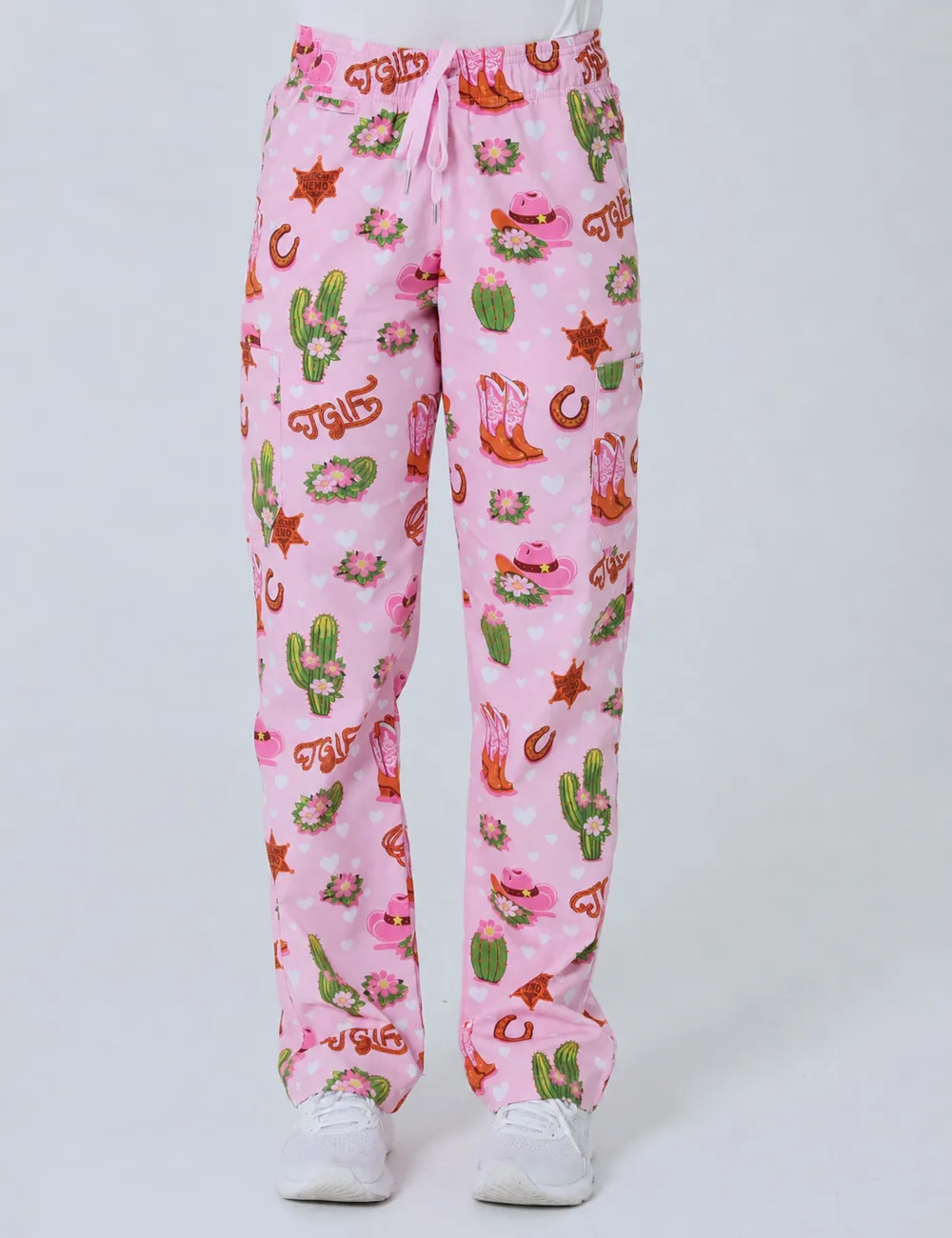 TGIF Boot Scootin' Friyay Cargo Performance Scrub Pants