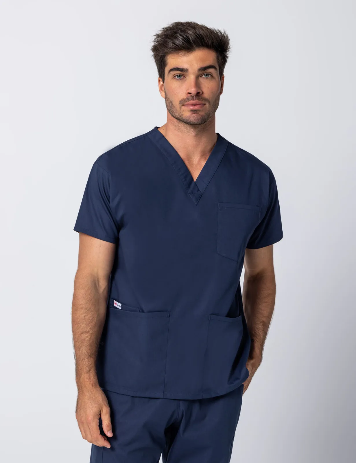 Men's 4 Pocket Top in Navy - Veterinarian - JCU