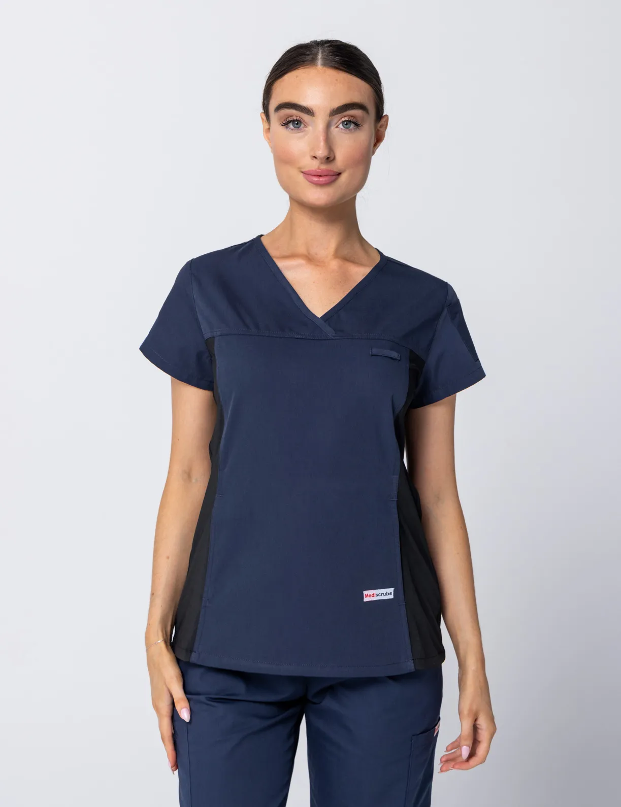 Women's Fit Spandex Top in Navy - Veterinarian - JCU