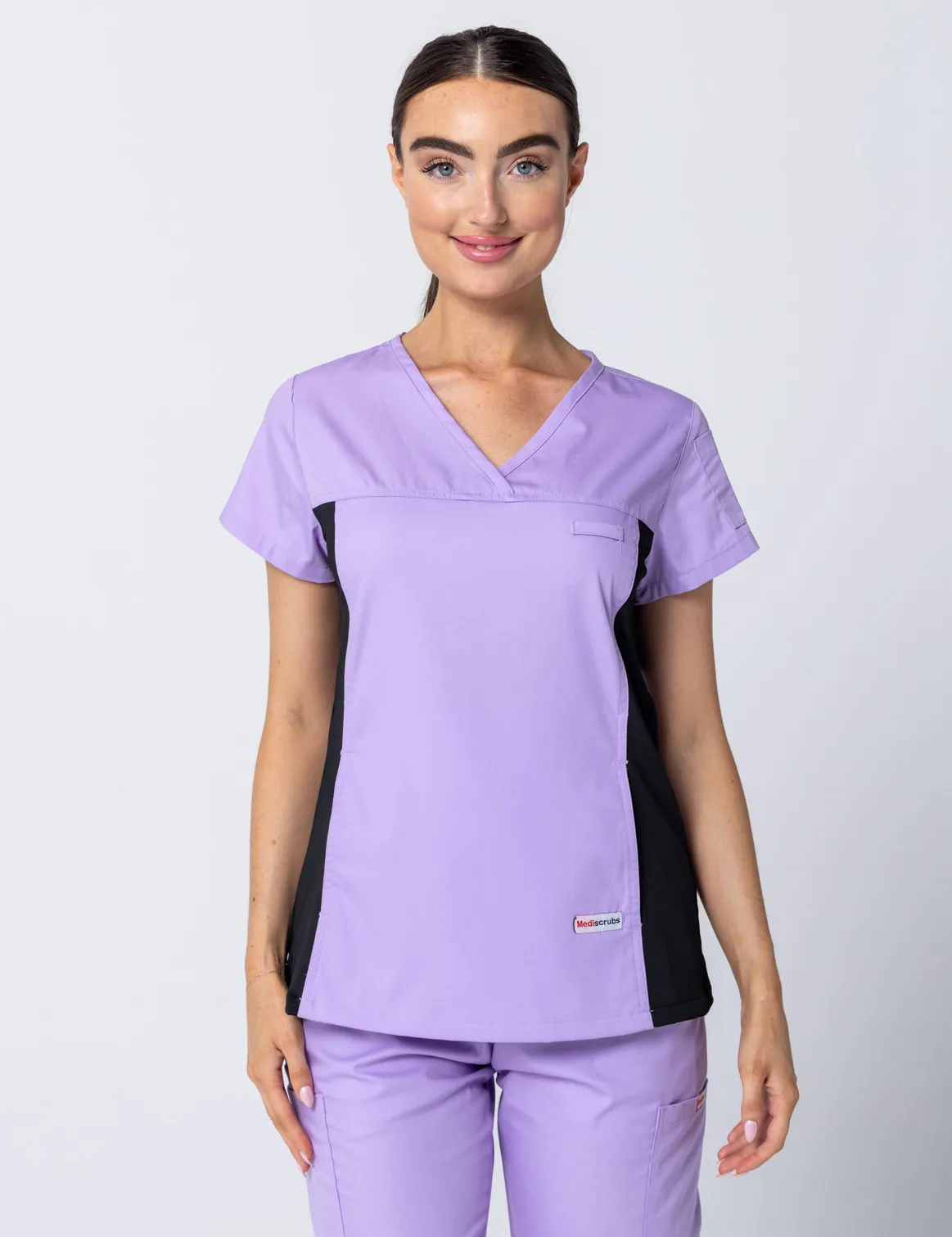 Women's Fit Spandex Top in Lilac - Animal Nursing Assistant - JCU