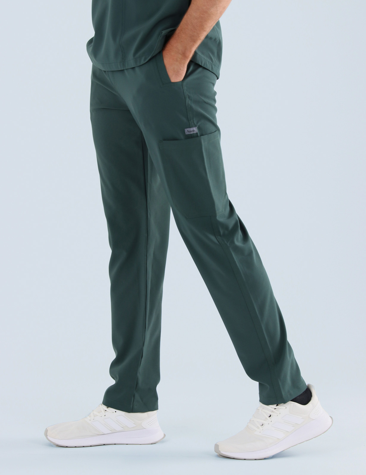 Anon Men's Scrub Pants (Stealth Collection) Poly/Spandex - Forest Green