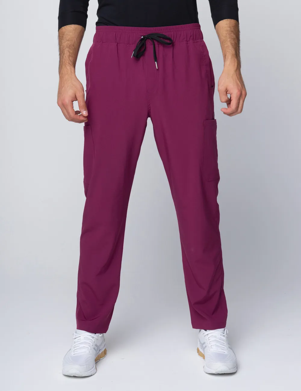 Anon Men's Scrub Pants (Stealth Collection) Poly/Spandex - Exotic Plum