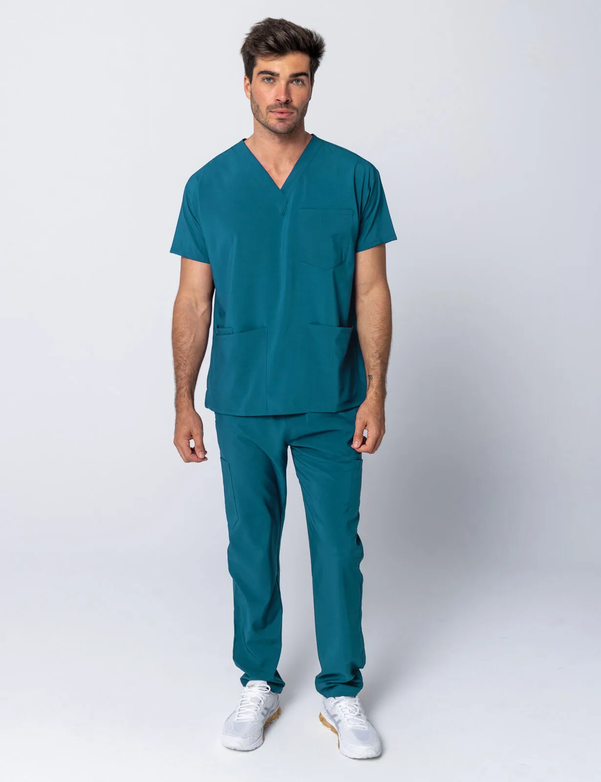 Anon Men's Scrub Pants (Stealth Collection) Poly/Spandex - Emerald Tide (factory seconds)