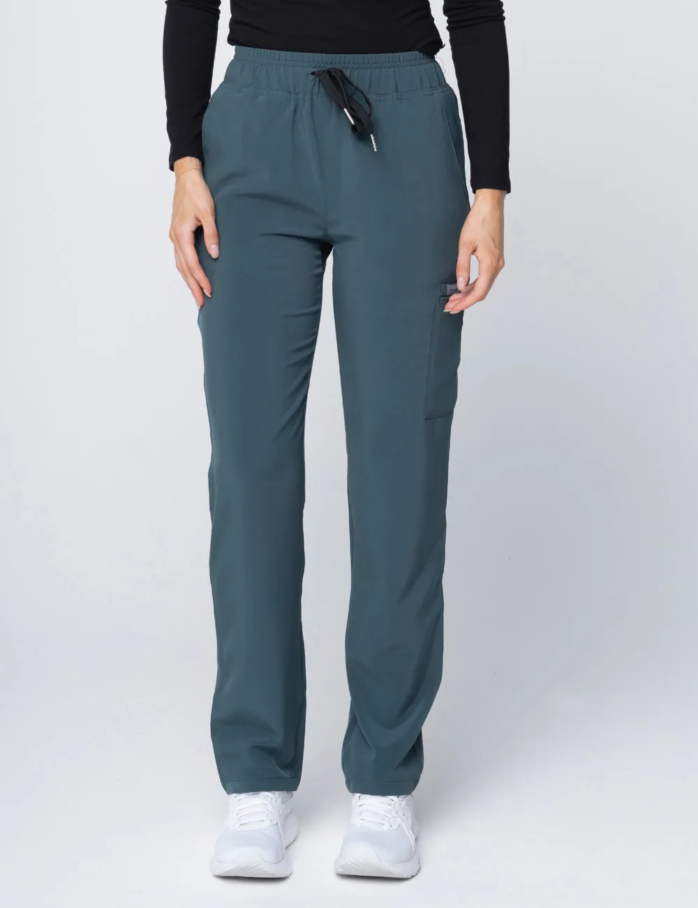 Anon Women's Scrub Pants (Whisper Collection) Poly/Spandex - Forest Green