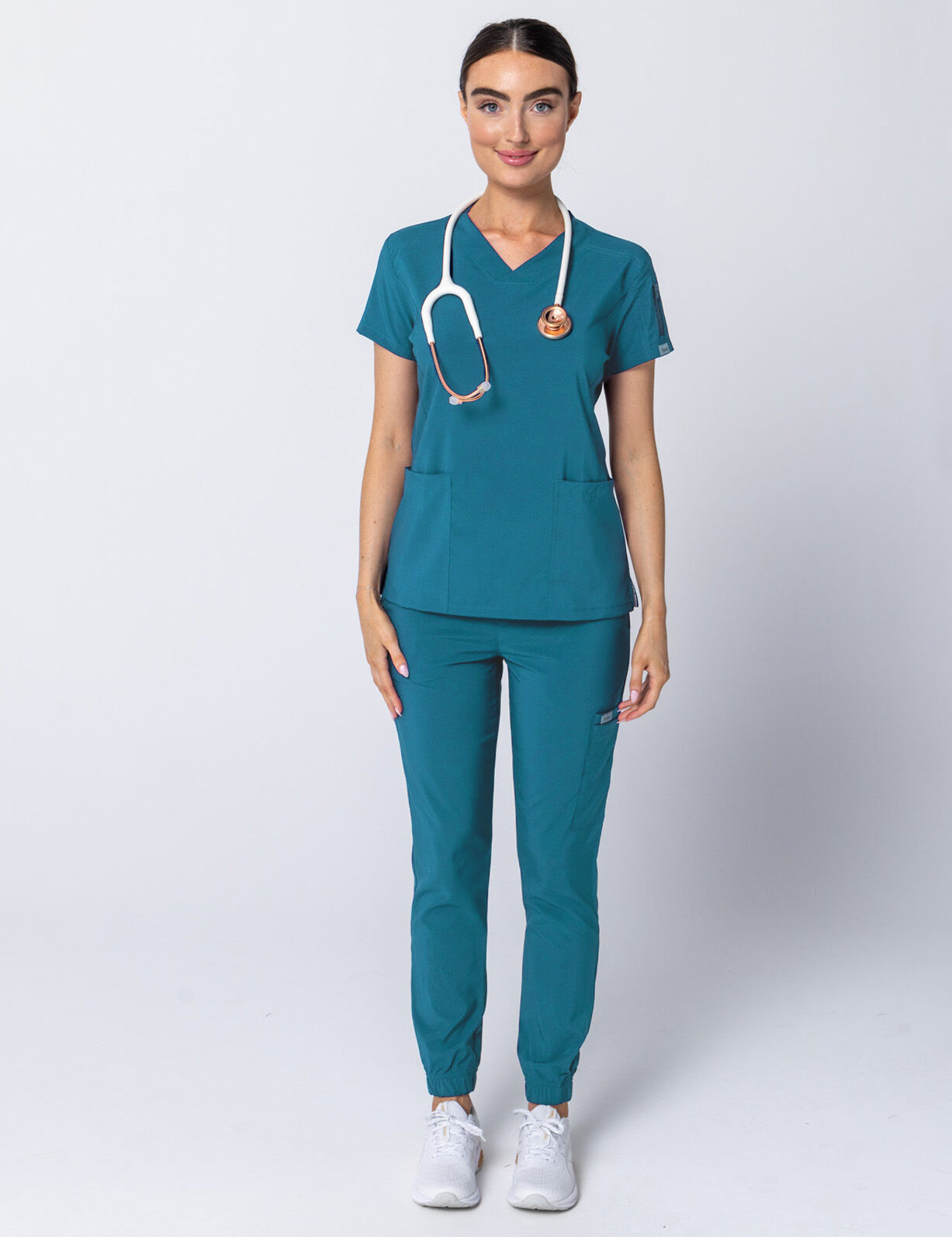 Emerald Tide Women's Anon Jogger Scrub Set