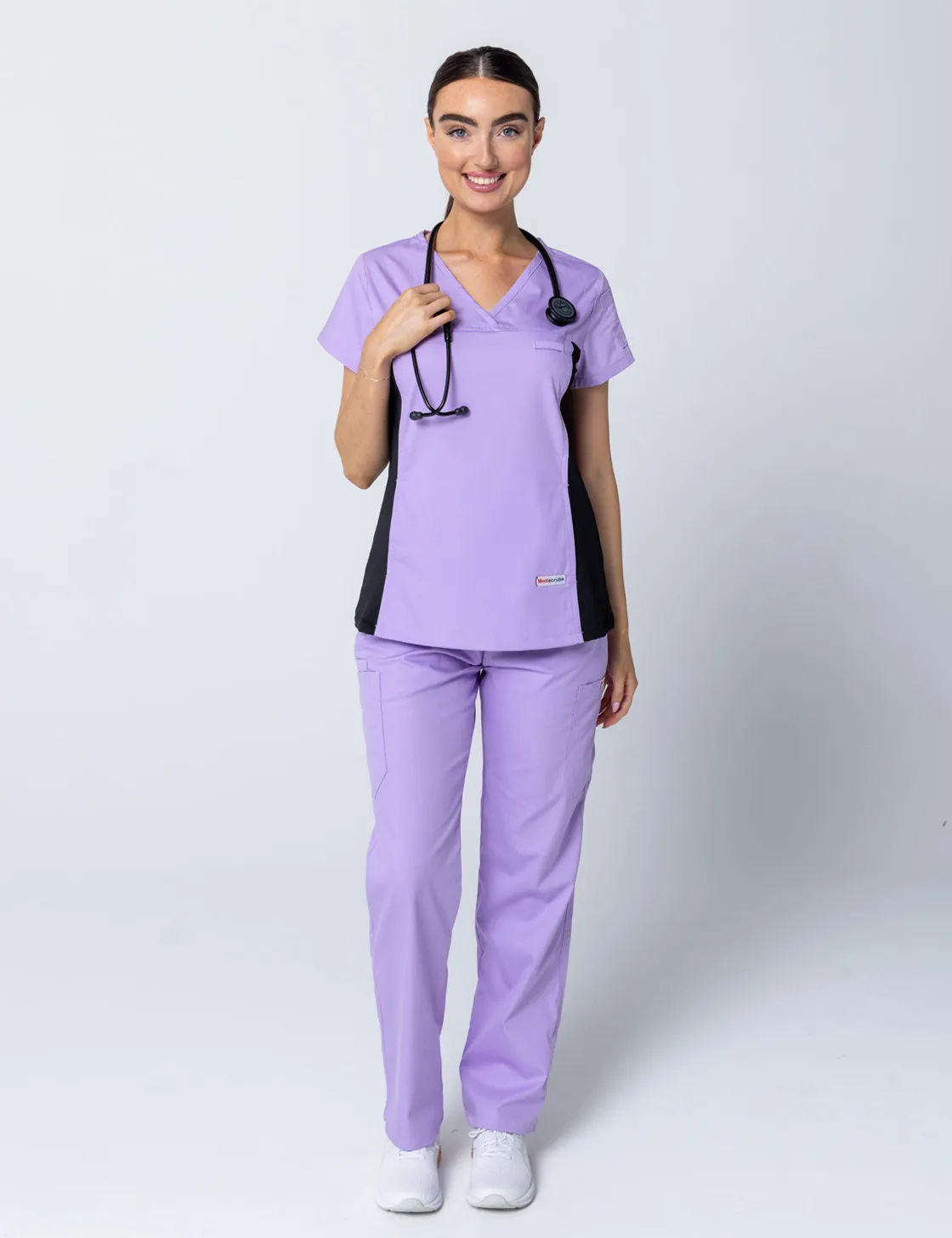 Lilac Women's Comfort Plus Scrub Set
