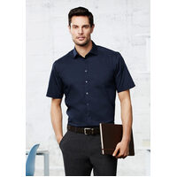Mens Monaco Short Sleeve Shirt (ink) - X Large