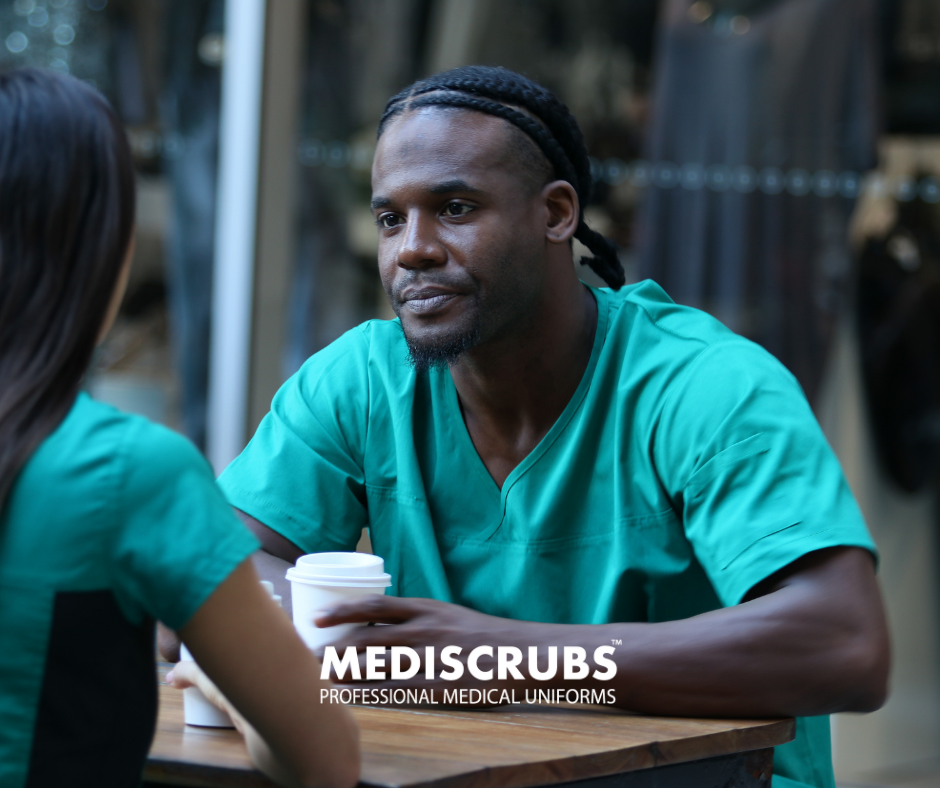Hunt Down Comfort and Style with Mediscrubs' Hunter-Coloured Scrubs for Healthcare Professionals!