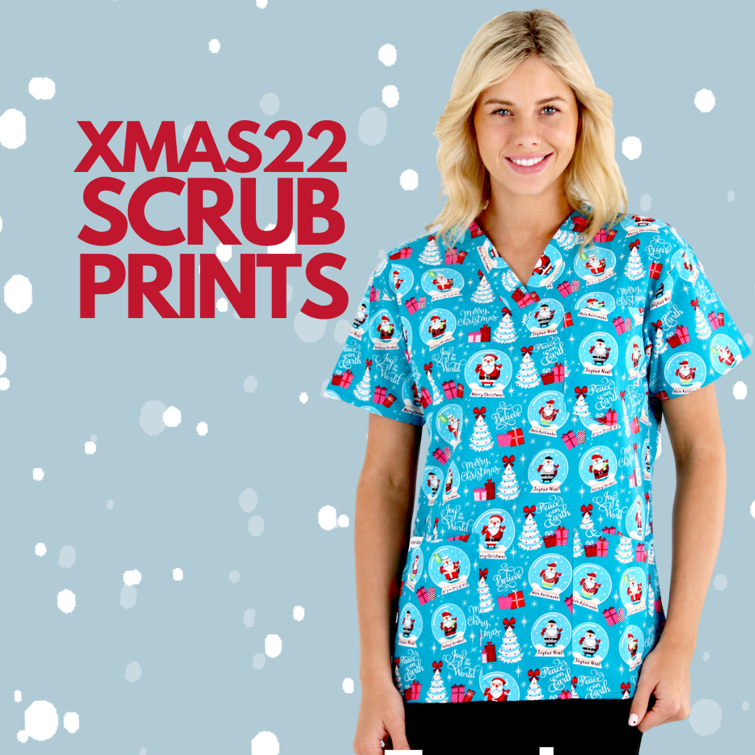 Celebrate Christmas in July with Mediscrubs: 50% Off Remaining 2022 Christmas Print Scrubs!
